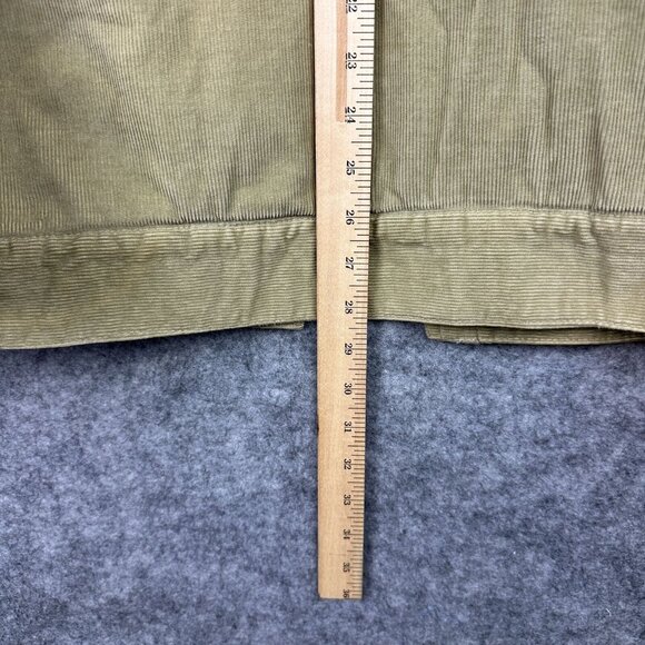 QUIKSILVER Jacket Men's L Beige Corduroy Sherpa Lined Pockets Cotton - Picture 9 of 14